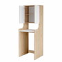 Hanah Home Armario para Lavadora Val2-Sw Natural y Blanco
